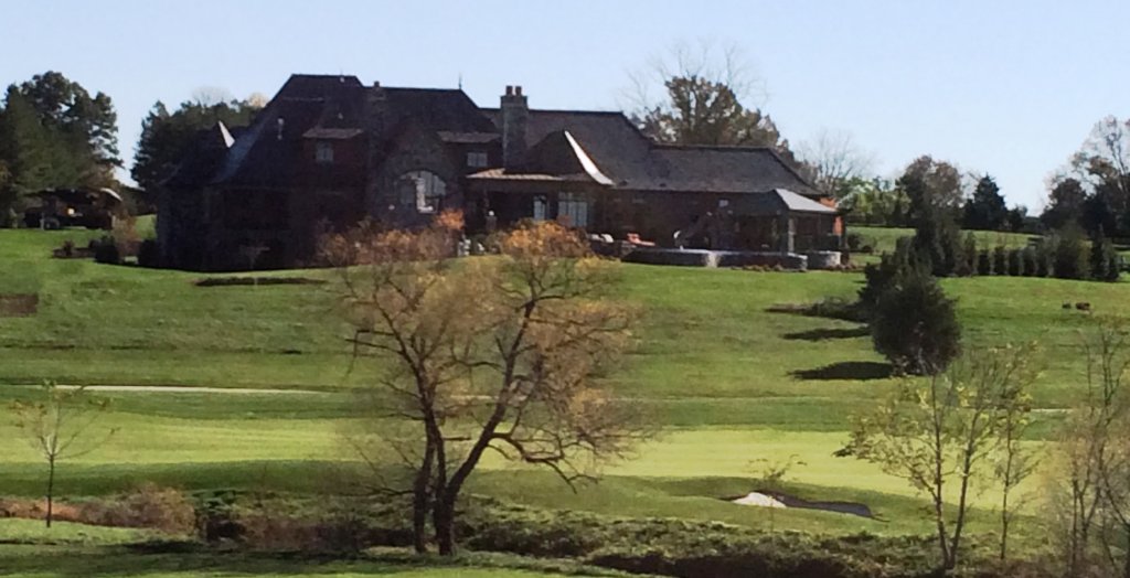 Creighton Farms home overlooking golf course