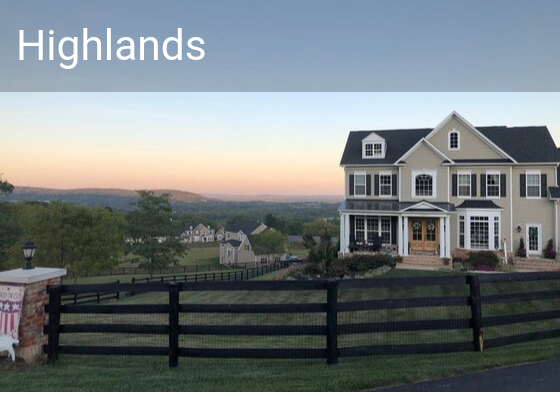 Highlands of Round Hill neighborhood, homes for sale