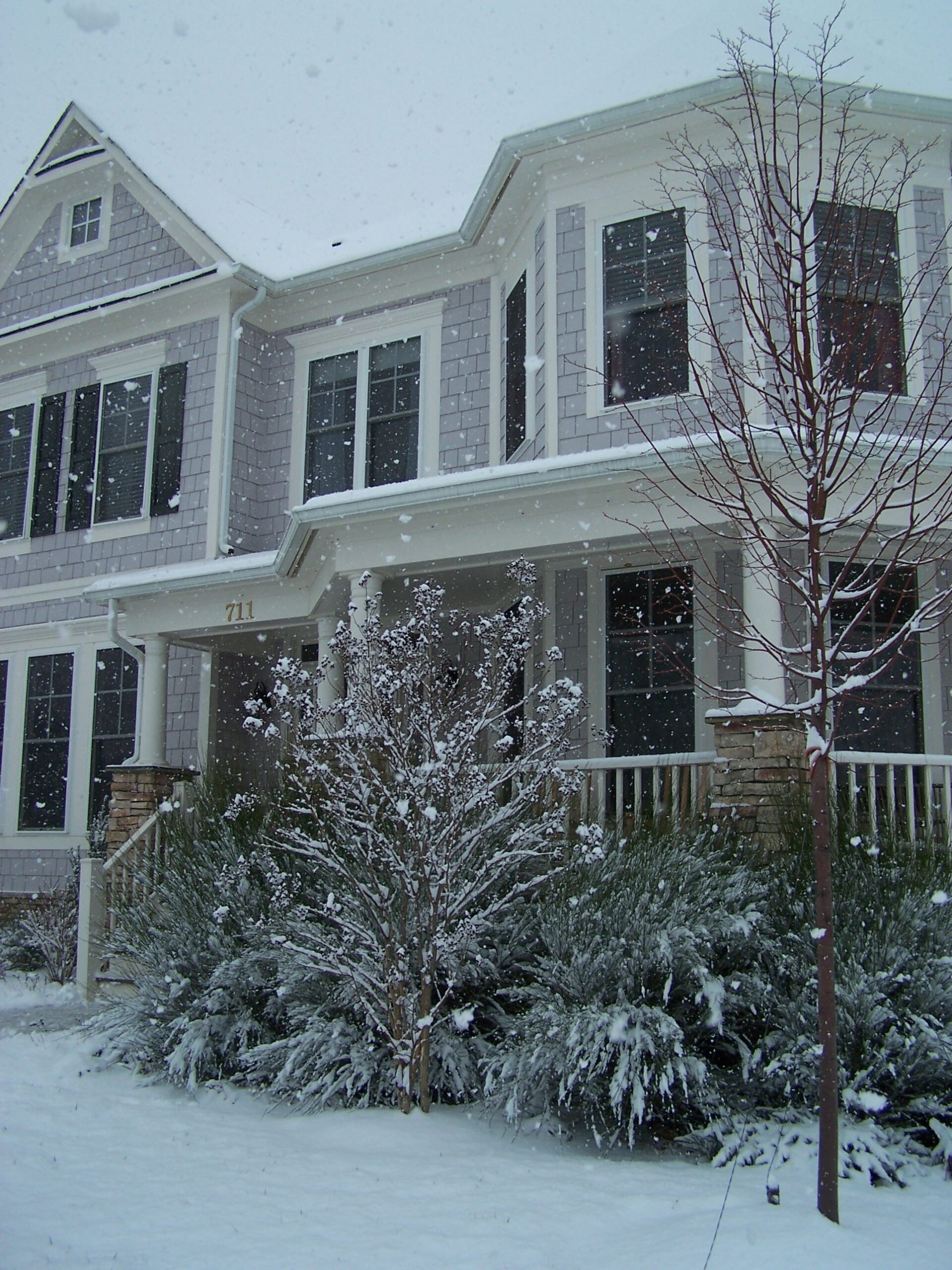 Finally, snow in Loudoun County!