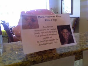 Loudoun County Fair, Kiss a Pig